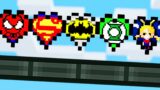 Minecraft but there's Superhero Hearts