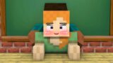 Monster School: Alex and Steve Love Story (SAD) – Minecraft Animation It's not Steve I'm Stuck