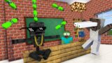 Monster School : BABY MONSTERS GRANNY HORROR BOTTLE FLIP CHALLENGE – Minecraft Animation