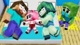 Monster School: Baby Zombie Unhappy because Parents Have a Baby – Sad Story – Minecraft Animation