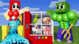 Monster School : Baby Zombie and Vending Machine Mermaid – Sad Story – Minecraft Animation