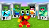 Monster School : Baby Zombie x Squid Game Doll Rip Family Sad Story – Minecraft Animation