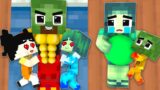 Monster School : Family Baby Zombie x Squid Game Doll Broken Sad Story – Minecraft Animation