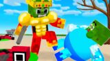 Monster School : Fat Baby Zombie x Squid Game Doll Steal Crown – Minecraft Animation