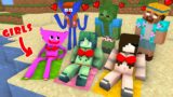 Monster School : Girls and Boys Summer Vacation – Love Adventure Story – Minecraft Animation