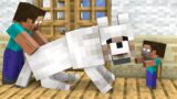 Monster School : Hey! The Giant Dog, What's Wrong With You? – Minecraft Animation