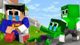 Monster School : Hulk Doesn't Want To Leave His Foster Father – Sad Story – Minecraft Animation