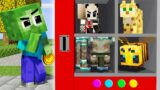 Monster School : Poor Baby Zombie and Vending Machine – Sad Story – Minecraft Animation