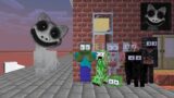 Monster School : THE SMILE CAT FUNNY HORROR CHALLENGE – Minecraft Animation
