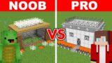 NOOB vs PRO: ESCAPE FROM MIKEY AND JJ PRISON CHALLENGE in Minecraft