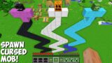 Nobody KNOWS ABOUT THIS WAY TO SPAWN SUPER LONG SNAKE MOBS in Minecraft ! SNAKE MOB !
