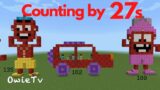 Numberblocks Minecraft COUNTING BY 27s | Learn to Count | Skip Counting by 27 | Math Songs for Kids