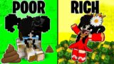 POOR Baby Sadako VS RICH Baby Kayako  – Minecraft Animation