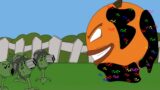 Plants VS Corrupted Annoying Orange “SLICED BAD BASH” | PVZ x Come Learn With Pibby x FNF Animation