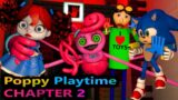 Poppy Playtime CHAPTER 2 VS SONIC & BALDI! Minecraft Animation Monster Movie Story Challenge