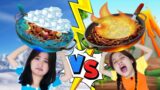 SPICY NOODLE Eating Competition Funny Story Life FNF Boyfriend vs Squid Game Doll | Minnie Funny