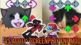 Screenplay BUT TOWEL Cat VS ANIMATED TOWEL Cat? – Friday Night Funkin' Animation