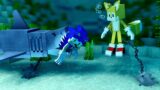 Sonic And Tails Drowning – Below The Depths Sad Ending – FNF Minecraft Animation