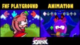 Sonic EXE kills Amy Rose in Friday Night Funkin be like | FNF Playground vs Animation