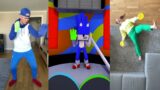 Sonic Eyx VS Bunzo Bunny In Real Life | FNF Character Test Minecraft Animation