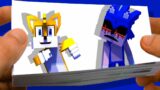 Sonic.EXE and Tails Dancing Meme / Flipbook (Minecraft Animation) FNF