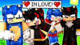 Sonica and Shadina LOVE Sonic and Shadow in Minecraft!