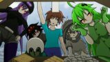 Steve & His Mob-Girl Harem Lives Together… (Minecraft Anime)