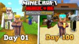Surviving 100 Days As A Villager In Minecraft Hardcore Hindi #minecraft100days #minecrafthardcore