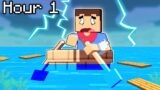 Surviving 24 HOURS In The OCEAN In Minecraft …