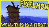 THIS IS A FIRST! Minecraft Pixelmon Mod