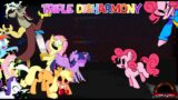 TRIPLE DISHARMONY | Triple Trouble but it's MLP | FNF Cover