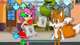 Tails Vs Amy Rose in Friday Night Funkin Be Like | Sonic Animation | FNF Belike #1