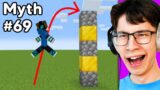 Testing 100 Minecraft Myths in 24 Hours