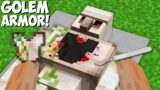 This is THE BEST WAY TO GET GOLEM ARMOR in Minecraft ! NEW GOLEM ITEMS !