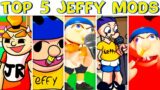 Top 5 Jeffy Mods in Friday Night Funkin'
