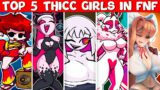 Top 5 Thicc Girls in FNF – Thicc Female Skins in Friday Night Funkin'