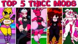 Top 5 Thicc Mods in FNF – VS Sarvente, Sakuroma, Toy Chica Rematch, RetroSpecter & FNF Trepidation