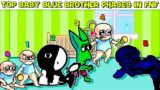 Top Baby Blue Brother Phases in FNF