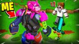 Trolling As The Fortnite Robot In Minecraft! (Live Event)
