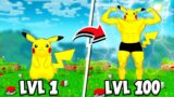 Upgrading PIKACHU To Level 100 In Minecraft….