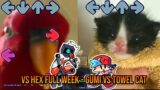 VS HEX BUT TOWEL CAT VS GUMI – Friday Night Funkin' Animation