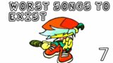 WORST Fnf SONGS In Fnf History Part 7 | Friday Night Funkin'