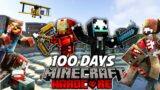 We Survived 100 DAYS in a *ZOMBIE APOCALYPSE* in Minecraft | @WishCraft & @DeadZillaa Playz