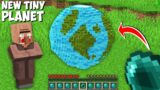 What is ON THIS TINY SECRET PLANET in Minecraft ? NEW SMALL PLANET !