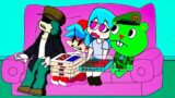 When FNF Characters come to visit you ! Friday Night Funkin'  BF SKY FlIPPY Garcello Animated story