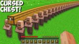 Why are THESE VILLAGERS CARRYING THAT SUPER LONG CHEST in Minecraft ? CURSED SECRET CHEST !