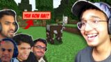 YOUTUBERS playing MINECRAFT for the First Time!