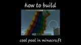how to build cool water slide in minecraft #minecraftshorts