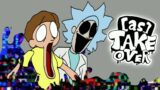 "Drunken Misstep" Vs. Corrupted Rick And Morty FNF Pibby AS TAKEOVER OST