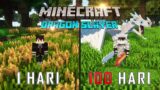100 Hari Di Minecraft Tapi Sebagai Pemburu Naga